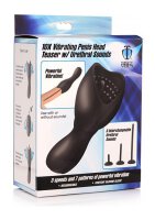 Trinity Vibes Peniskopf-Harnröhren Vibrator schwarz