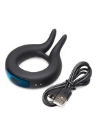 XR Brands Cock Viper Dual Stimulation Cockring black