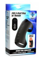 Trinity Vibes doppelter Penis Schaft Vibrationsring schwarz