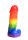Master Series Pride Pecker Rainbow Drip Candle - 363 g