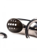 Master Series Locking Stainless Steel Chastity Cage w/ 3 Rings