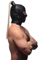 Bondage Mask with Blonde Ponytail