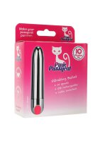 Pink Pussycat Vibrating Silver Bullet