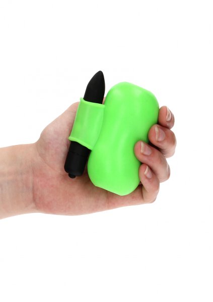 Vibrating Masturbator - Glow in the Dark