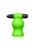 Vibrating Head Masturbator - Glow in the Dark