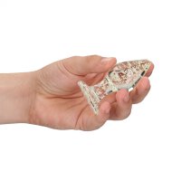 Glass Butt Plug - Glow in the Dark - Small - 2,5 cm