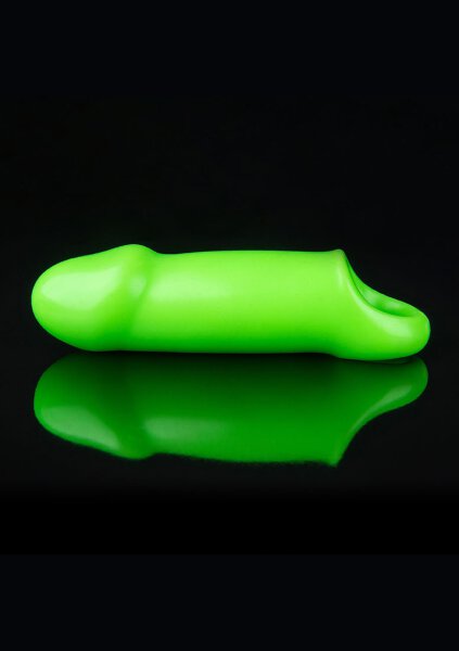 Smooth Thick Stretchy Penis Sleeve - Glow in the Dark