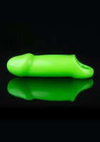 Smooth Thick Stretchy Penis Sleeve - Glow in the Dark