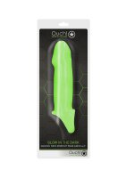 Smooth Thick Stretchy Penis Sleeve - Glow in the Dark