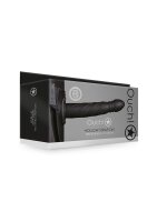 Shots Ouch! Twisted Hollow Strap-On black 20 cm