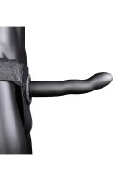 Shots Ouch! Curved Hollow Strap-On gray 20 cm