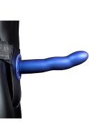 Shots Ouch! Curved Hollow Strap-On blue 20 cm