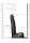 Shots Ouch! Ribbed hollow strap-on with testicles black 21 cm