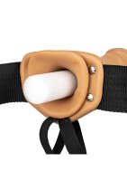 Vibrating Hollow Strap-on No Balls - 6/ 15,5 cm