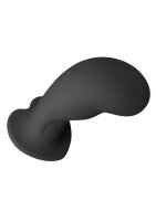 Strap U Heart On Silikon Dildo schwarz 14,5 cm