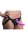 Strap U Navigator G-spot suction cup dildo with harness pink 14.5 cm