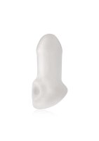 Perfect Fit Penishülle mit Noppen weiß