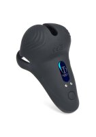Trintiy Vibes Penis Ring mit Hoden Vibration schwarz