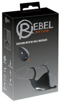 Rebel Cock ring with RC ball massager