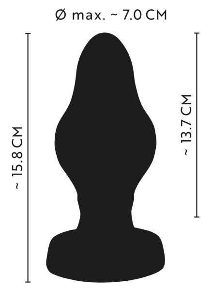 ANOS Super Soft Butt Plug 7 cm