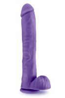 Au Naturel Bold Daddy 14" Dildo Purple - 35,5 cm