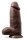 Au Naturel Chub 10" Dildo Chocolate - 24,1 cm