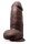 Au Naturel Chub 10" Dildo Chocolate - 24,1 cm