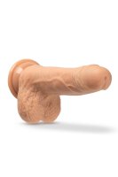 Dr. Skin Silicone Dr. Grey 7 Inch Thrusting Dildo Vanilla - 19,6 cm