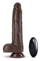 Dr. Skin Silicone Dr. Murphy 8 Inch Thrusting Dildo Chocolate - 22,2 cm