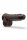 Dr. Skin Silicone Dr. Murphy 8 Inch Thrusting Dildo Chocolate - 22,2 cm