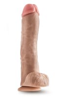 Dr. Skin Mr. Savage 11.5 Inch Dildo With Balls Beige - 29,2 cm