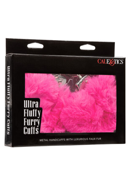 Ultra Fluffy Furry Cuffs Pink