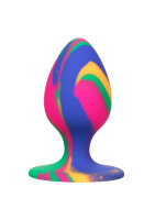 Cheeky Medium Tie-Dye Plug Multicolor - 3,25 cm