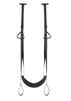 Taboom nylon door swing with velvet seat black