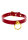 Taboom O-Ring Halsband rot, gold