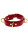Taboom D-Ring Halsband Deluxe rot, gold
