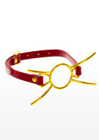 Taboom spider gag with open mouth red, gold