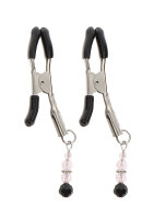 Taboom Nippel Klemmen mit Perlen schwarz