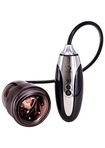 Seven Creations Penis-Pumpe Eichel Stimulation schwarz
