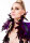 Kinky Diva Feather Shoulder Wrap Purple