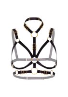 Kinky Diva Open Cup Bra Deluxe Black