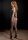 Keyhole Net Bodystocking  Black OS