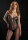 Keyhole Net Bodystocking  Black OS