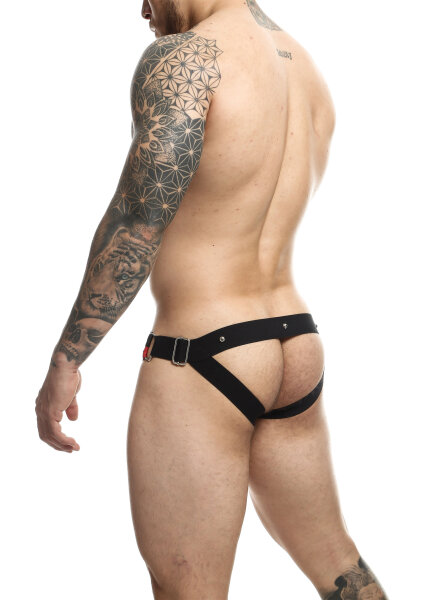 DNGEON Cockring Jockstrap Red OS
