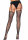 Garter Belt and Stockings Set Black OS