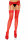 Sheer Thigh Highs Red OS