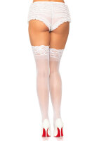 Stay Up Sheer Thigh Highs White OS