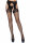 Suspender Hose with Opaque Top Black OS