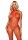 Racer Neck Bodystocking Red OS