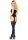 Suspender Bodystocking Black OS